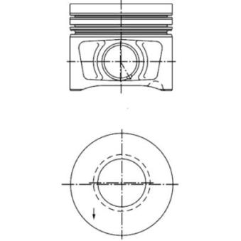 Piston KOLBENSCHMIDT 40387610
