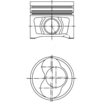 Piston KOLBENSCHMIDT 40409610