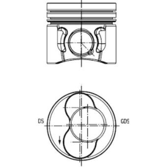 Piston KOLBENSCHMIDT 40422620