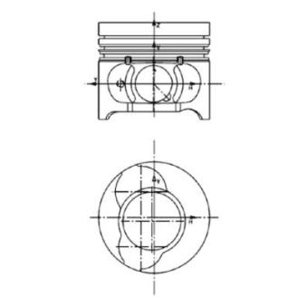 Piston KOLBENSCHMIDT 40465600