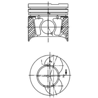 Piston KOLBENSCHMIDT 40469610