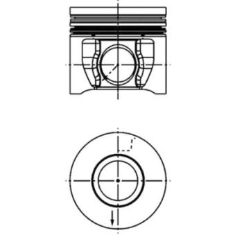 Piston KOLBENSCHMIDT [40739600]