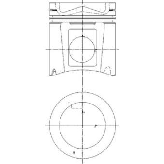 Piston KOLBENSCHMIDT OEM OENEVERSOLDTHESPEC Piston KOLBENSCHMIDT OEM OENEVERSOLDTHESPEC