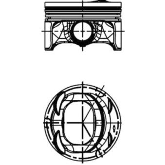 Piston KOLBENSCHMIDT [40846600]