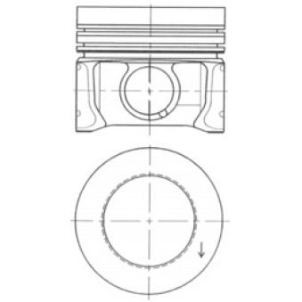 Piston KOLBENSCHMIDT [41095600]