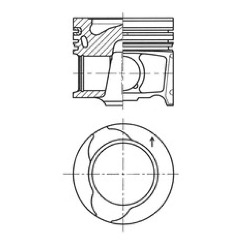 Piston KOLBENSCHMIDT 41097600 - Visuel 2
