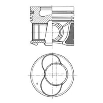 Piston KOLBENSCHMIDT 41158600