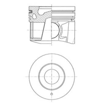 Piston KOLBENSCHMIDT 41274600