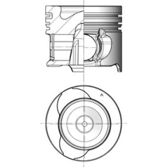 Piston KOLBENSCHMIDT [41813600]