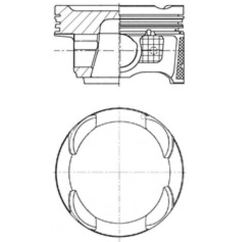 Piston KOLBENSCHMIDT 41942620 - Visuel 2