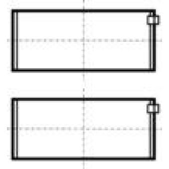 Kit de coussinets de bielle KOLBENSCHMIDT 77974610 pour DACIA SANDERO E 300 e - 320cv