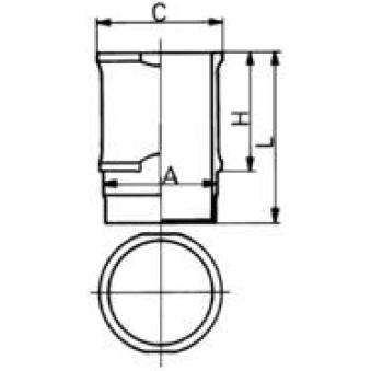 Chemise de cylindre KOLBENSCHMIDT 89060110
