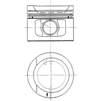 Piston KOLBENSCHMIDT 90942600
