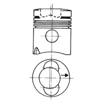 Piston KOLBENSCHMIDT OEM 02236692