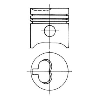 Piston KOLBENSCHMIDT 93625600