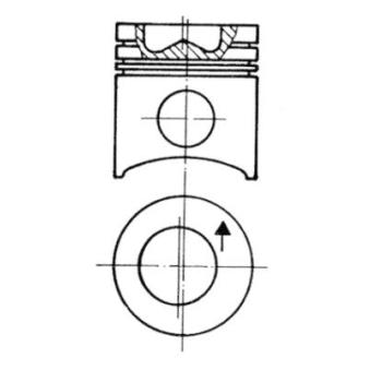 Piston KOLBENSCHMIDT [93759600]