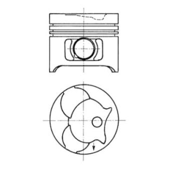 Piston KOLBENSCHMIDT 94675600