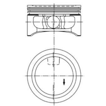 Piston KOLBENSCHMIDT 94912610