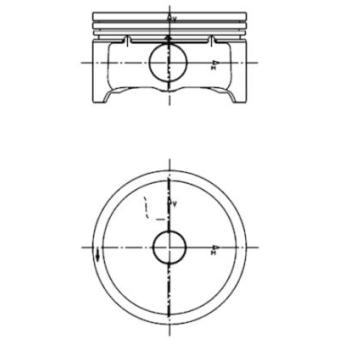 Piston KOLBENSCHMIDT 99457600