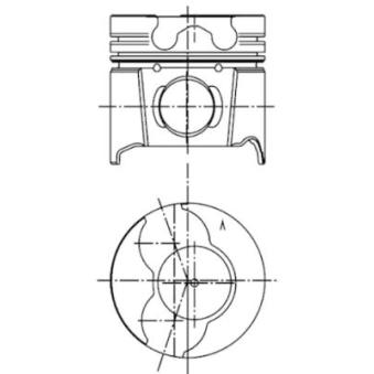 Piston KOLBENSCHMIDT 99561620
