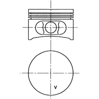 Piston KOLBENSCHMIDT 99646610