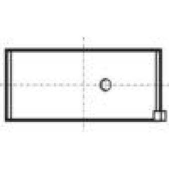 Kit de coussinets de bielle KOLBENSCHMIDT CB-2004A STD pour HYUNDAI SATELLITE E2000 - 82cv