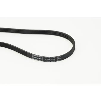Courroie trapézoïdale à nervures CONTITECH 4PK841 pour LANCIA Y 1.2 - 60cv