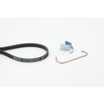 Jeu de courroies trapézoïdales à nervures CONTITECH 4PK916 ELAST T1 pour DACIA LOGAN 1.4 - 75cv