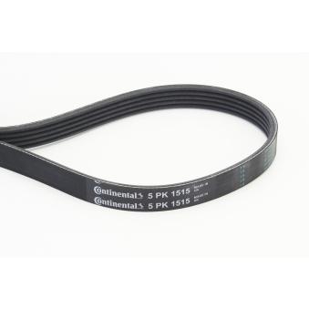 Courroie trapézoïdale à nervures CONTITECH 5PK1515 pour MERCEDES-BENZ CLA CLA 200 - 156cv