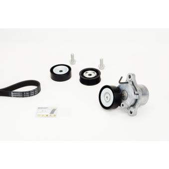 Jeu de courroies trapézoïdales à nervures CONTITECH 5PK1646K1 pour MERCEDES-BENZ CLASSE E 1.6 CRDi - 110cv