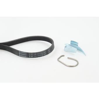 Jeu de courroies trapézoïdales à nervures CONTITECH 5PK716 ELAST T1 pour AUDI 100 2.0 - 150cv