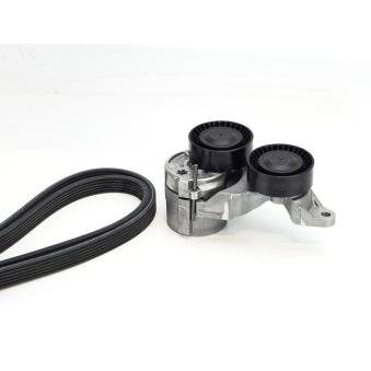 Jeu de courroies trapézoïdales à nervures CONTITECH 6DPK1825K2 pour FORD KA 2.4 D5 - 185cv