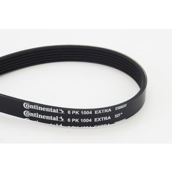 Courroie trapézoïdale à nervures CONTITECH 6PK1004 EXTRA pour LANCIA YPSILON 1.6 BlueHDi 95 - 95cv