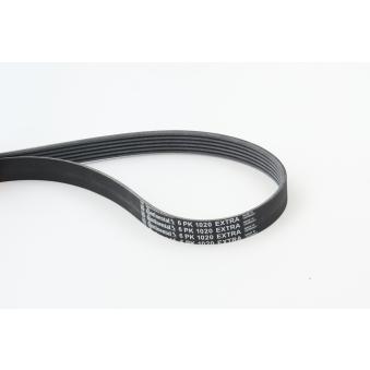 Courroie trapézoïdale à nervures CONTITECH 6PK1020 EXTRA pour CITROEN C3 1.6 HDI - 112cv