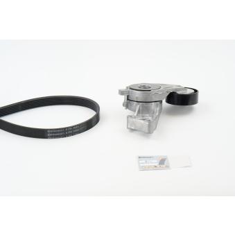 Jeu de courroies trapézoïdales à nervures CONTITECH 6PK1045K2 pour TOYOTA URBAN 1.6 - 102cv