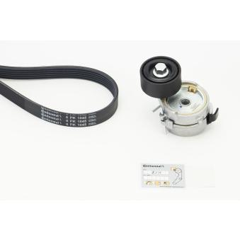 Jeu de courroies trapézoïdales à nervures CONTITECH 6PK1045K4 pour AUDI A3 1.2 - 110cv