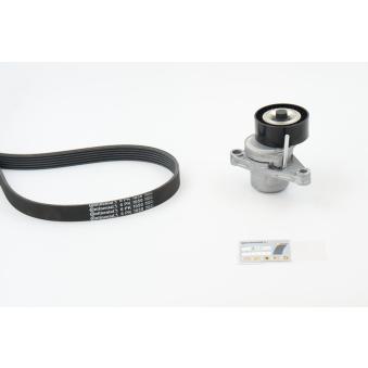 Jeu de courroies trapézoïdales à nervures CONTITECH 6PK1050K3 pour HYUNDAI ACCENT 1.1 - 60cv