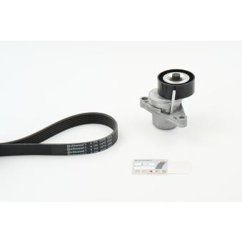 Jeu de courroies trapézoïdales à nervures CONTITECH 6PK1070K3 pour PEUGEOT 308 1.6 BioFlex - 109cv