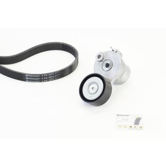 Jeu de courroies trapézoïdales à nervures CONTITECH 6PK1075K1 pour FORD B-MAX E 350 e - 286cv