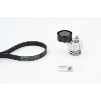 Jeu de courroies trapézoïdales à nervures CONTITECH 6PK1130K1 pour DACIA LOGAN 1.5 DCI - 88cv