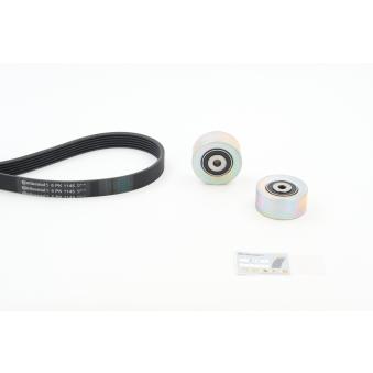 Jeu de courroies trapézoïdales à nervures CONTITECH [6PK1145K4]