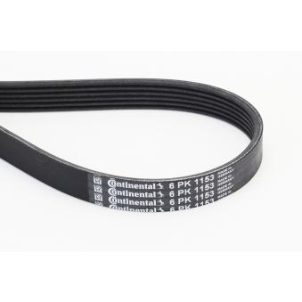 Courroie trapézoïdale à nervures CONTITECH [6PK1153]