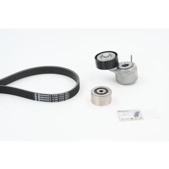 Jeu de courroies trapézoïdales à nervures CONTITECH 6PK1153K2 pour PEUGEOT 307 2.0 HDI 90 - 90cv