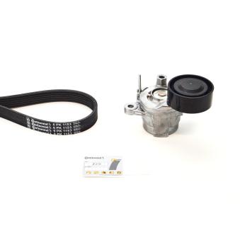 Jeu de courroies trapézoïdales à nervures CONTITECH 6PK1153K7 pour BMW Série 3 BLUEHDI 110 - 110cv