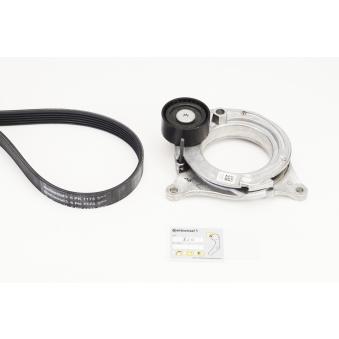 Jeu de courroies trapézoïdales à nervures CONTITECH 6PK1173K1 pour BMW Série 3 Cooper S - 178cv