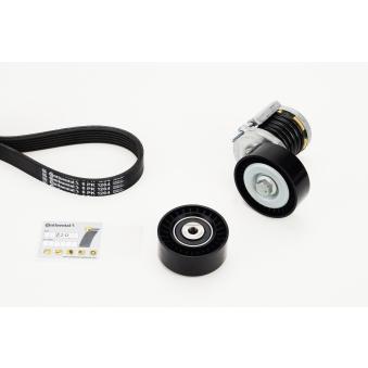 Jeu de courroies trapézoïdales à nervures CONTITECH 6PK1264K1 pour AUDI A4 2.0 TDI quattro - 143cv