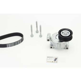 Jeu de courroies trapézoïdales à nervures CONTITECH 6PK1306K2 pour BMW Série 3 2.0 - 145cv