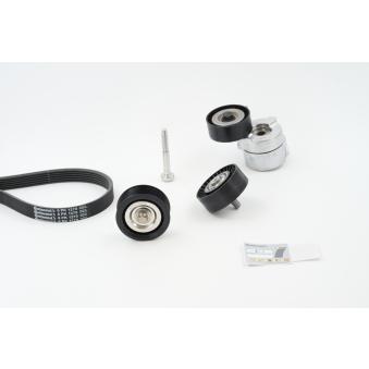 Jeu de courroies trapézoïdales à nervures CONTITECH 6PK1370K1 pour SKODA OCTAVIA 1.9 CDTI - 150cv