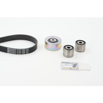 Jeu de courroies trapézoïdales à nervures CONTITECH 6PK1390K1 pour NISSAN NOTE 1.9 D - 70cv