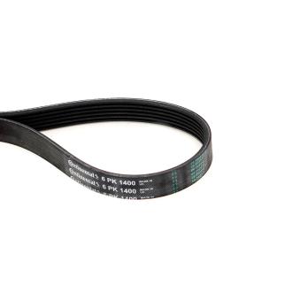 Courroie trapézoïdale à nervures CONTITECH 6PK1400 pour FORD TRANSIT 2.0 CRDi - 140cv